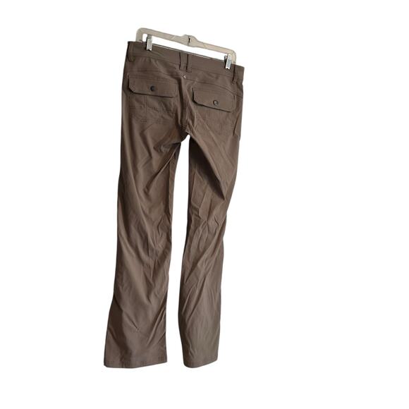 Prana Tan Halle Pants Womens Sz 6 Cargo Stretch Low Rise Packable SPF Hiking - Picture 14 of 15